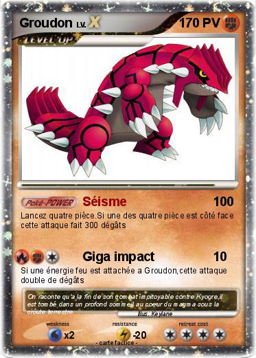 Pokemon Groudon
