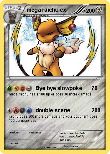 Pokemon mega raichu ex