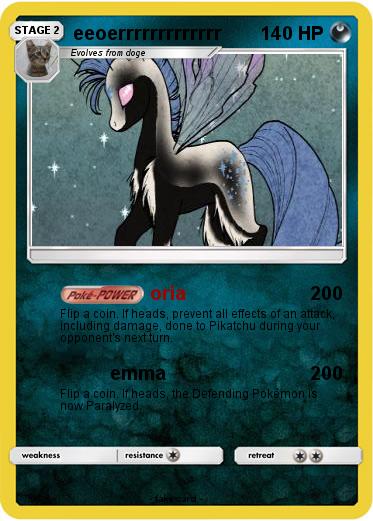 Pokemon eeoerrrrrrrrrrrrr