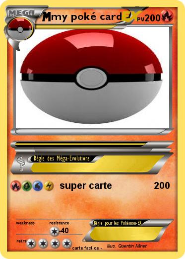 Pokemon my poké card