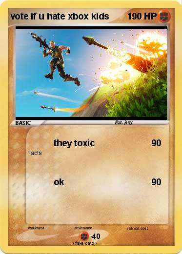 Pokemon vote if u hate xbox kids