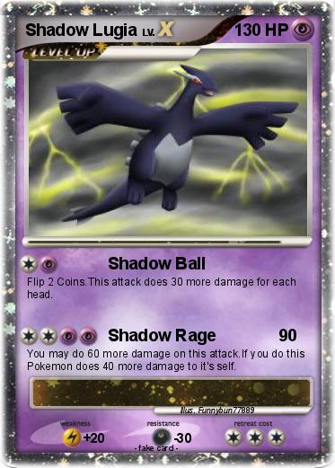 Pokemon Shadow Lugia