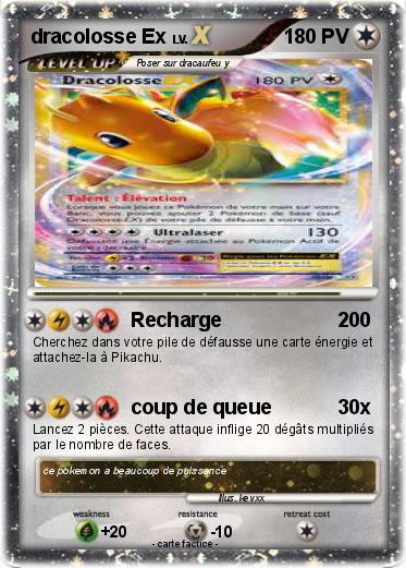 Pokemon dracolosse Ex