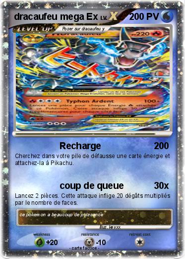 Pokemon dracaufeu mega Ex