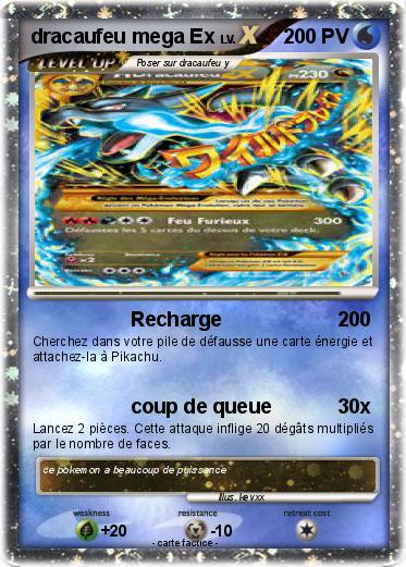 Pokemon dracaufeu mega Ex