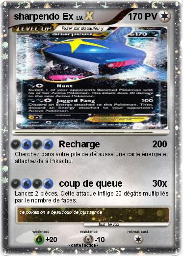 Pokemon sharpendo Ex
