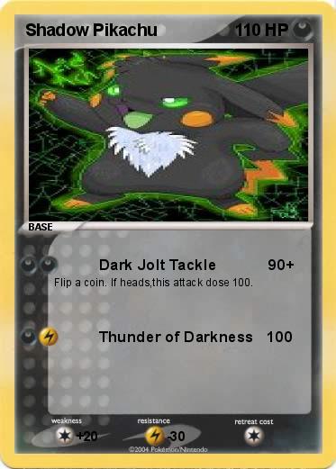 Pokemon Shadow Pikachu