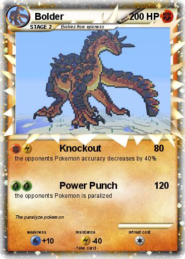 Pokemon Bolder