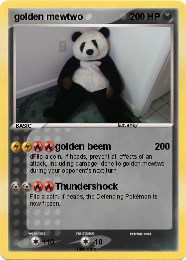 Pokemon golden mewtwo