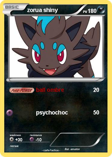 Pokemon zorua shiny