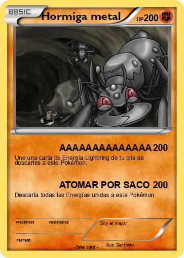 Pokemon Hormiga metal