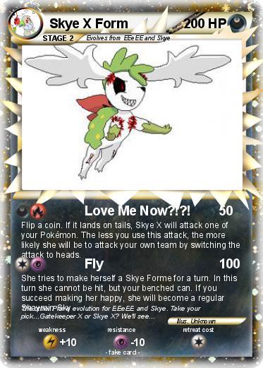 Pokemon Skye X Form