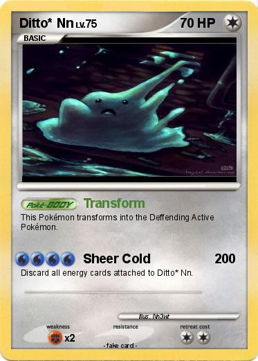 Pokemon Ditto* Nn