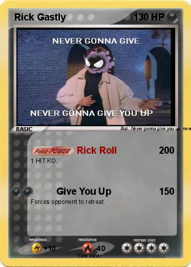 Pokemon Rick Gastly