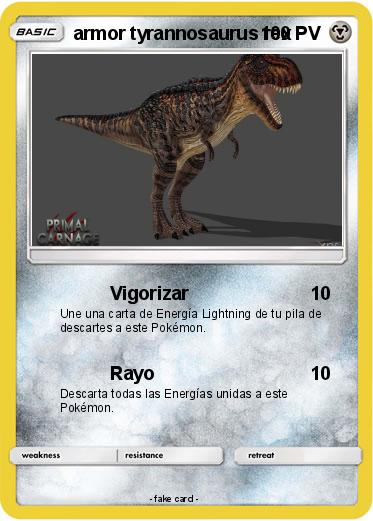 Pokemon armor tyrannosaurus rex