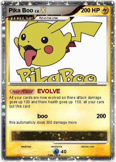 Pokemon Pika Boo