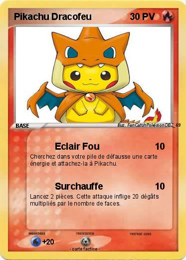 Pokemon Pikachu Dracofeu