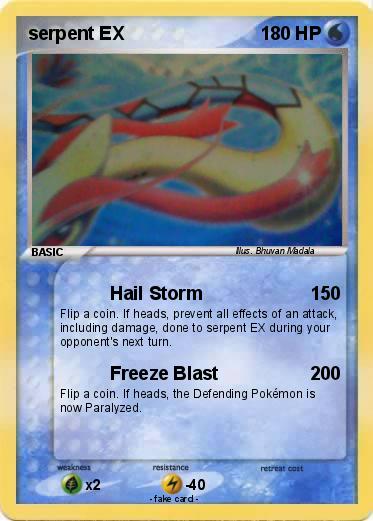 Pokemon serpent EX