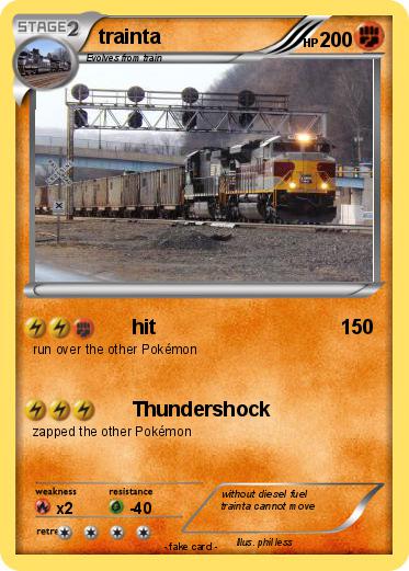 Pokemon trainta