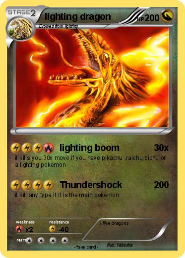 Pokemon lighting dragon
