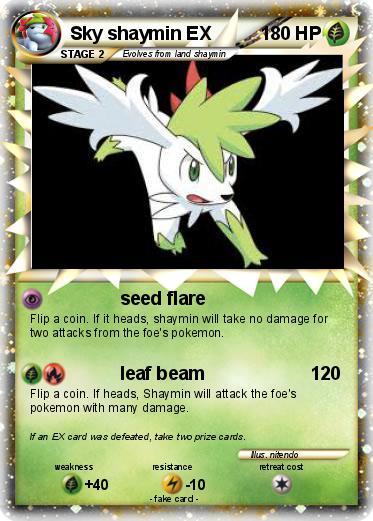 Pokemon Sky shaymin EX