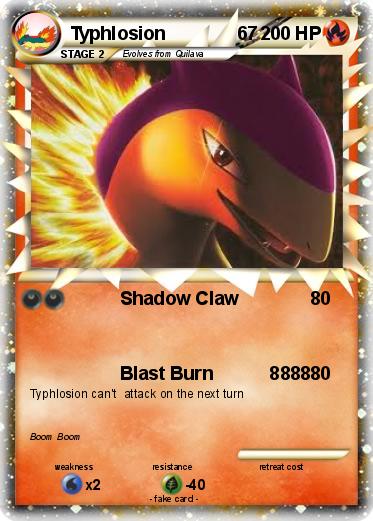 Pokemon Typhlosion              67