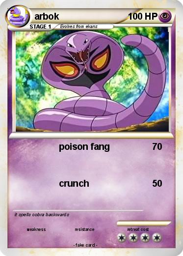 Pokemon arbok