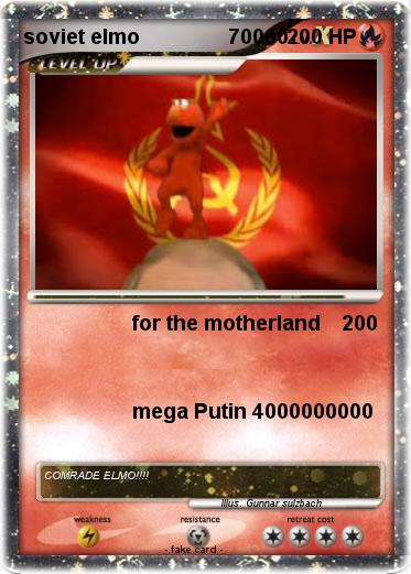 Pokemon soviet elmo                70000