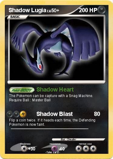 Pokemon Shadow Lugia