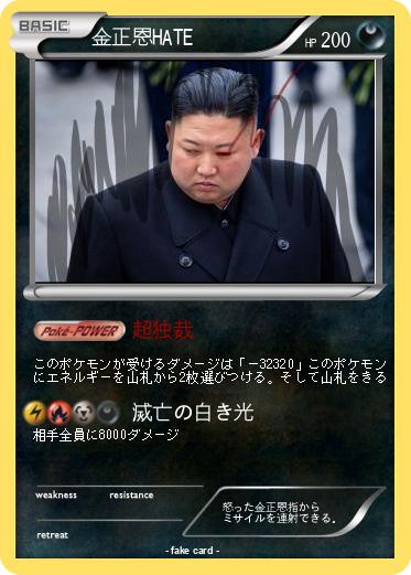 Pokemon 金正恩HATE
