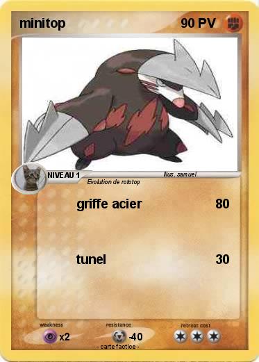 Pokemon minitop