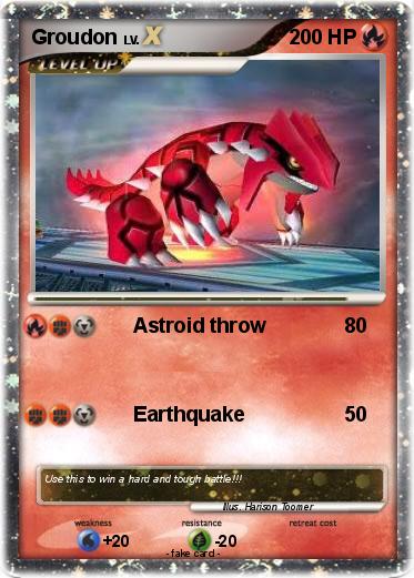 Pokemon Groudon