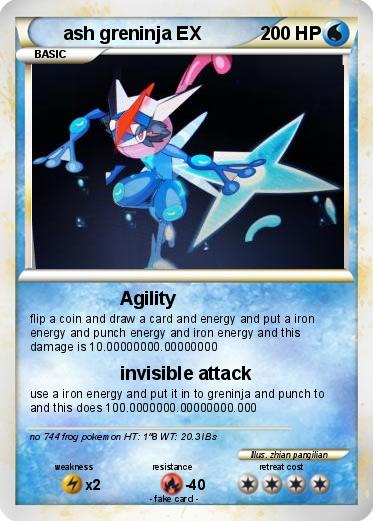 Pokemon ash greninja EX