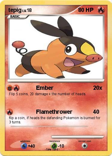 Pokemon tepig