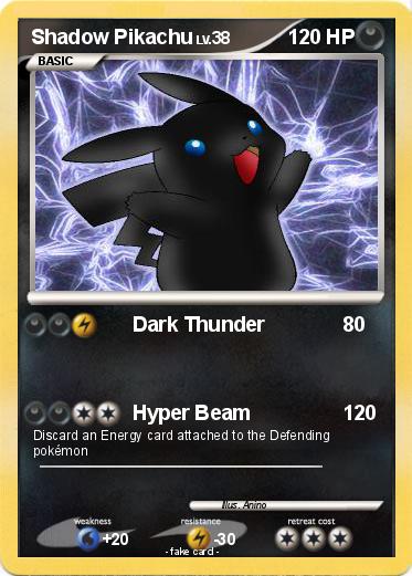 Pokemon Shadow Pikachu