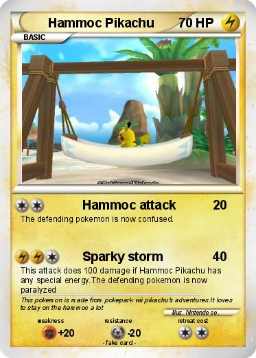 Pokemon Hammoc Pikachu