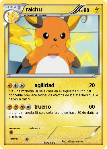 Pokemon raichu