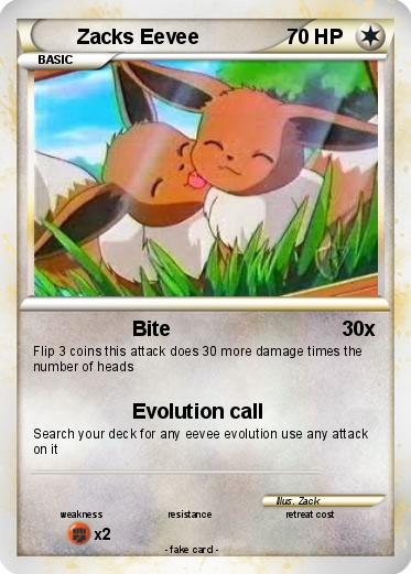 Pokemon Zacks Eevee