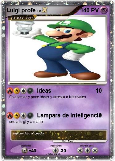 Pokemon Luigi profe