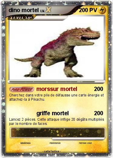 Pokemon dino mortel