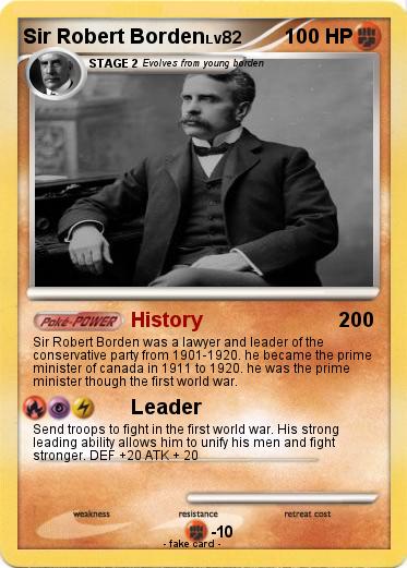 Pokemon Sir Robert Borden