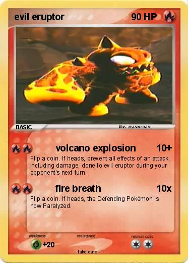 Pokemon evil eruptor