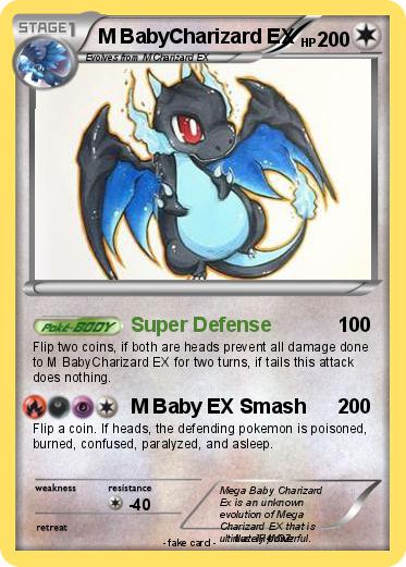 Pokemon M BabyCharizard EX