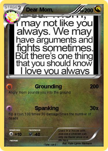 Pokemon Dear Mom,