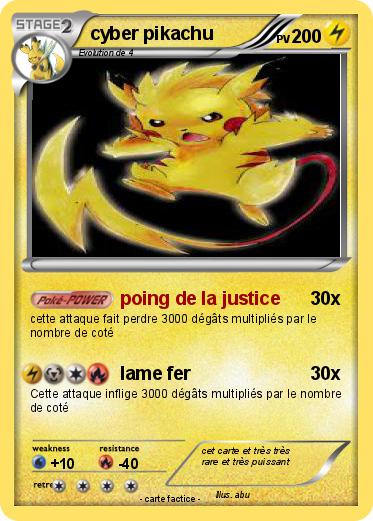 Pokemon cyber pikachu