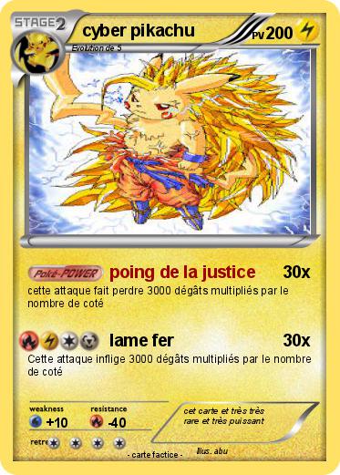Pokemon cyber pikachu