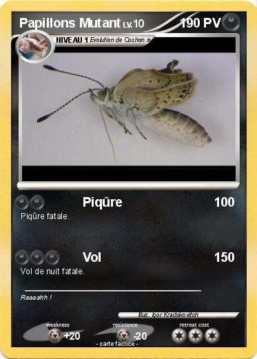 Pokemon Papillons Mutant