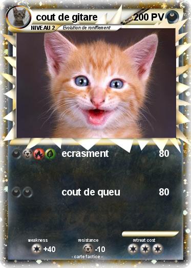 Pokemon cout de gitare