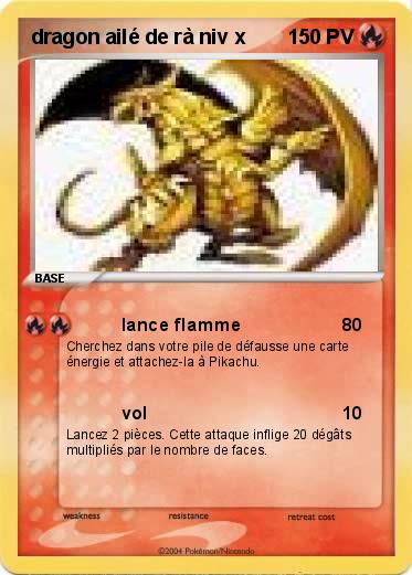 Pokemon dragon ailé de rà niv x