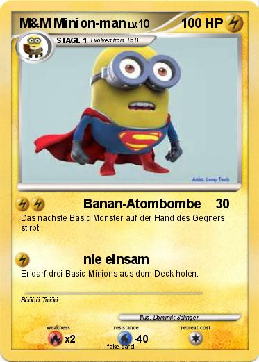 Pokemon M&M Minion-man